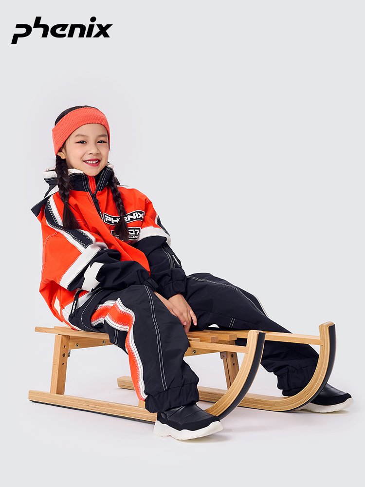 Phenix Phoenix SP27 Boys and Girls Single-Slated Two-Skinned Children Ski suit with a water-heating jacket