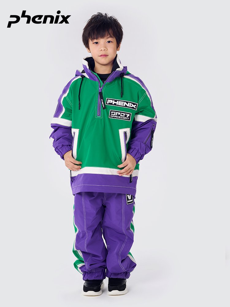 Phenix Phoenix SP27 Boys and Girls Single-Slated Two-Skinned Children Ski suit with a water-heating jacket