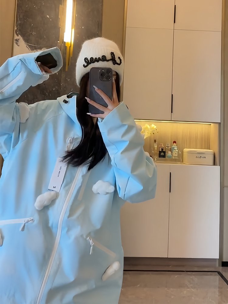 FYUT OPEN-AIR CLOUD, A NEW 2024, WATER-HEATING, MOUNTAIN SKIING SUIT FOR COUPLES