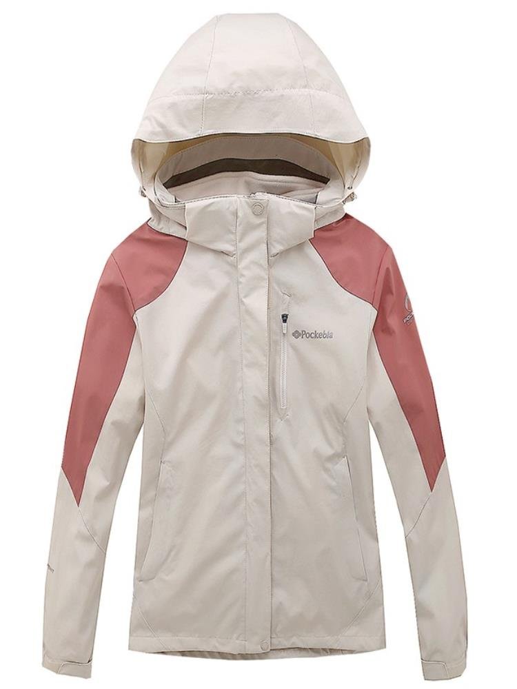 The decent Jordan high-quality outdoor assault suit girl can be detached from the wind to climb and ski in the autumn