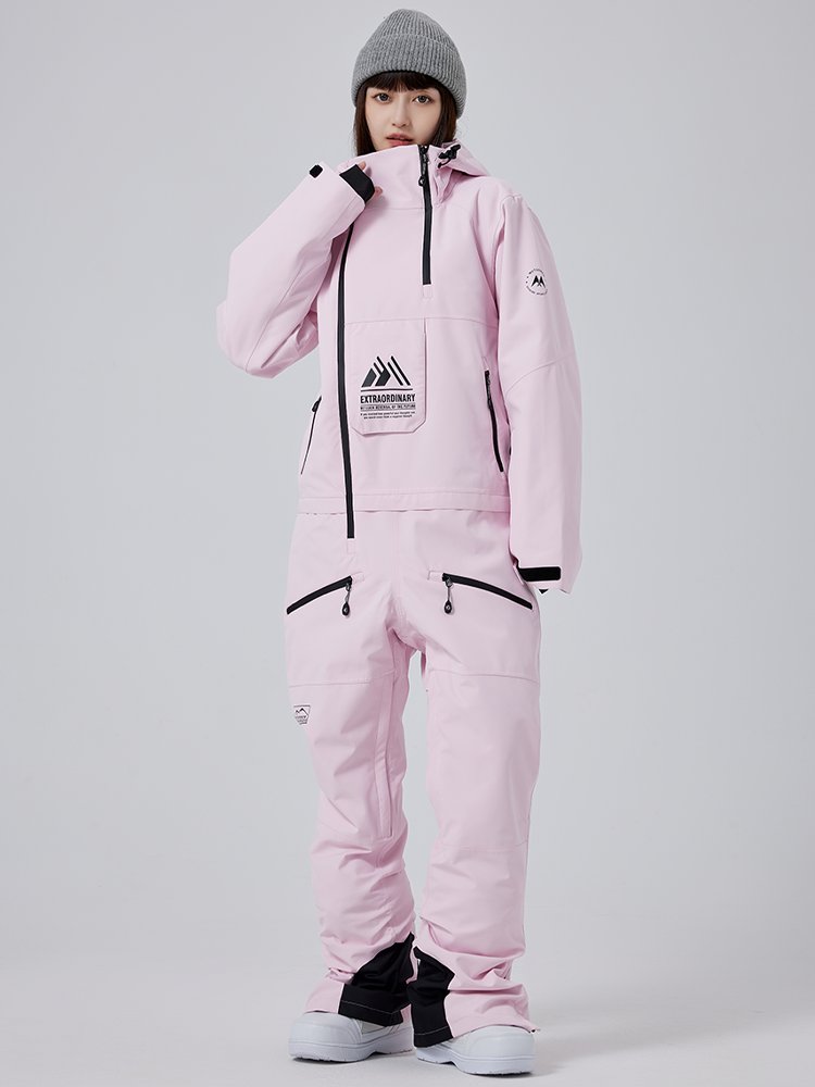 2024 new ski suit for men and women, double-board waterproofing and heating professional ski suit
