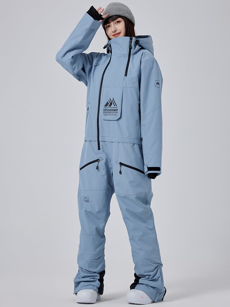 2024 new ski suit for men and women, double-board waterproofing and heating professional ski suit