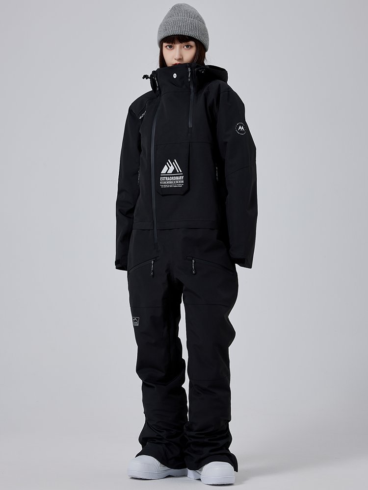 2024 new ski suit for men and women, double-board waterproofing and heating professional ski suit
