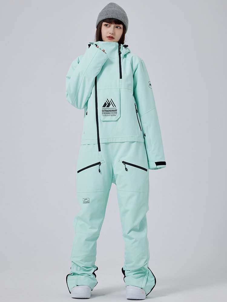 2024 new ski suit for men and women, double-board waterproofing and heating professional ski suit