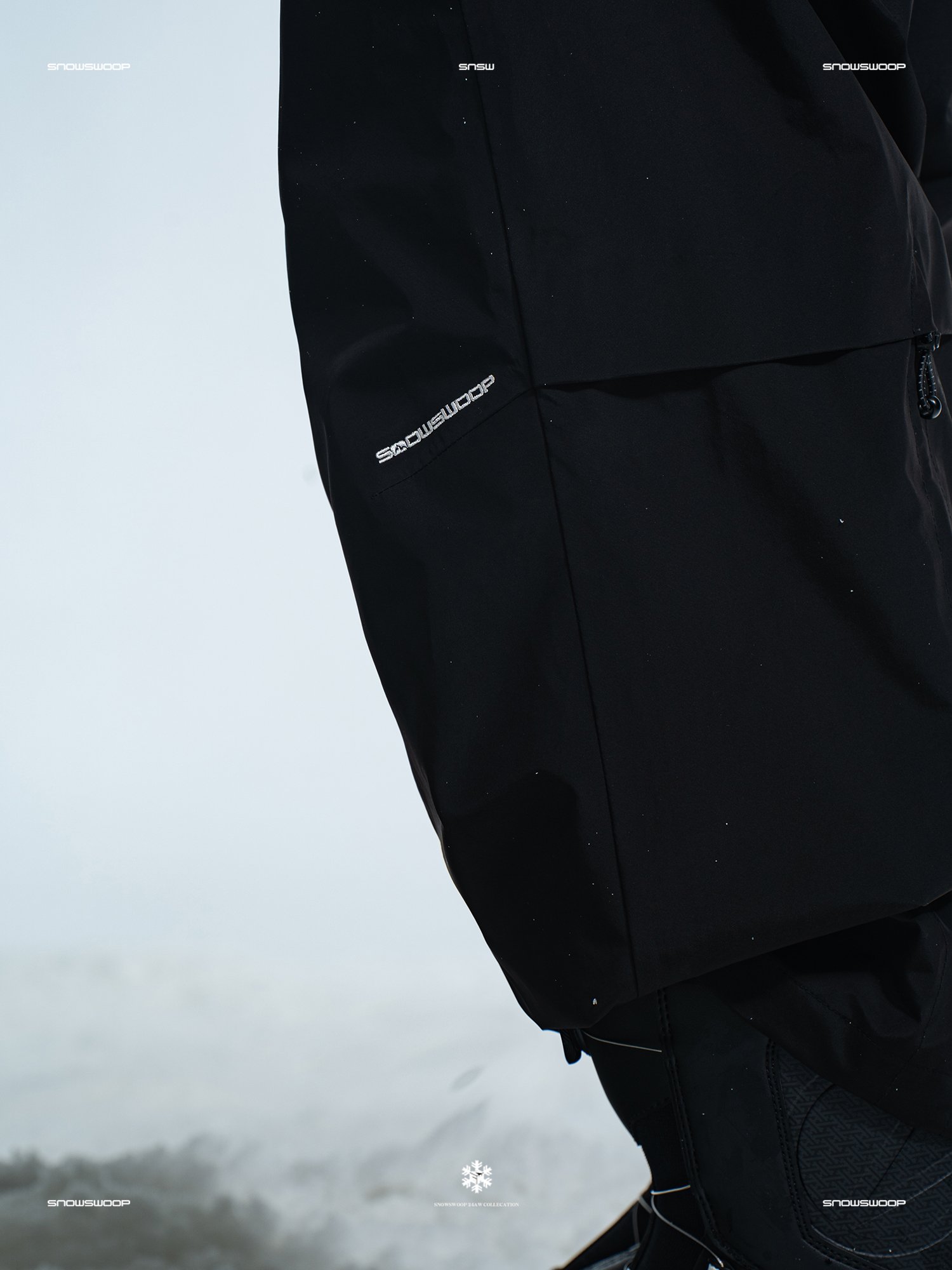SNOWSWOOP3L MUSTARD MUSTARD, SINGLE-PLATED, VELVET SKI PANTS WITH THICK WINDPROOF AND WATERPROOF PANTS FOR MEN AND WOMEN DURING THE WINTER