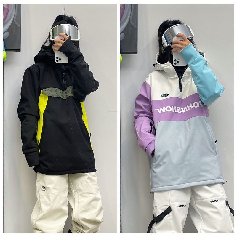 John snow-long soft-shell men and women, two-skinned ski suit, hoodie-proof, water-heated and irrigated