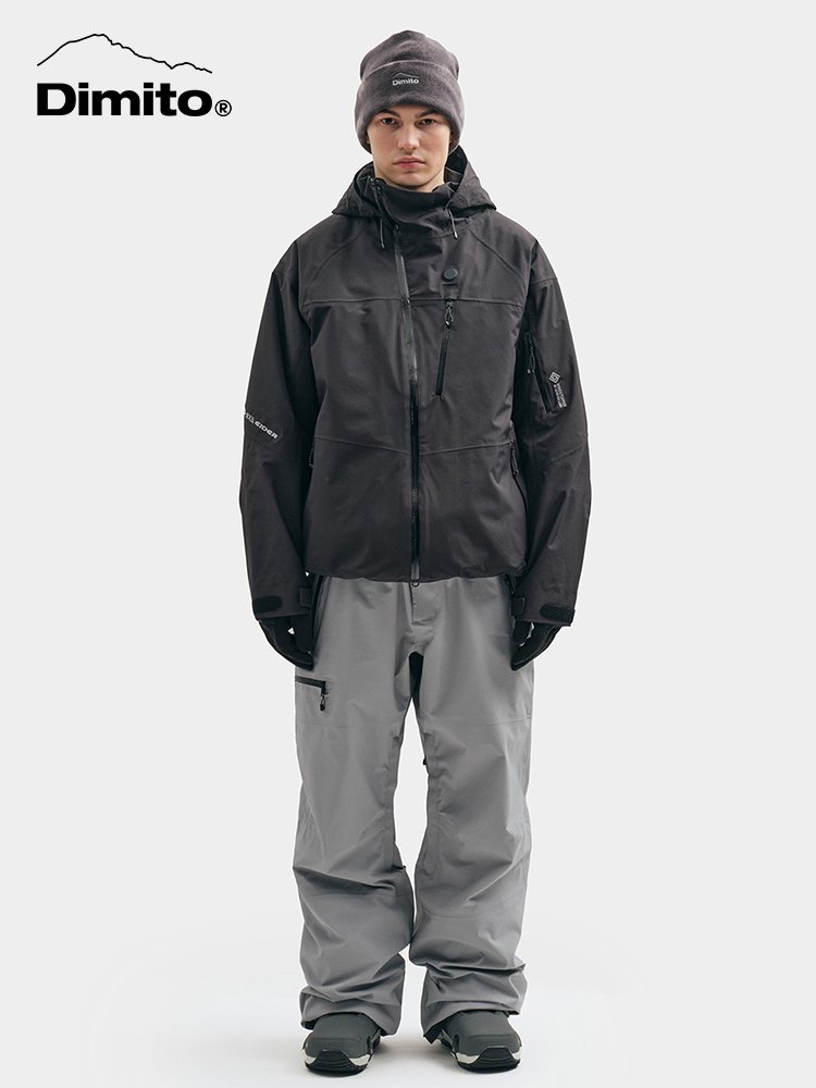 dimito X EIDER co-financed 23/24 hot ski suit for men and women with warmbacks and ski pants 2L