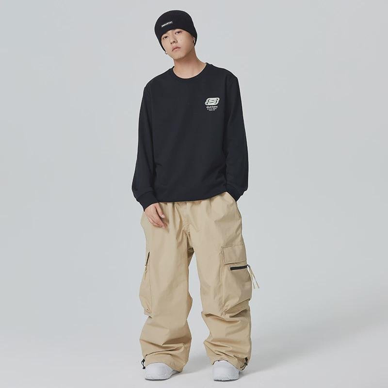 Single-skinned, fully geld ski shorts