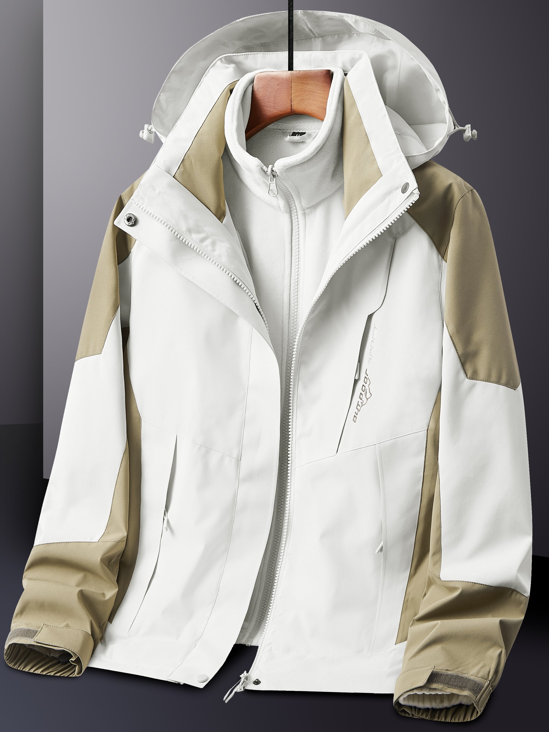 Dicanonon's winter assault suit, men and women, three times each, will be able to detach two velvet-heavy sets of travel to the open