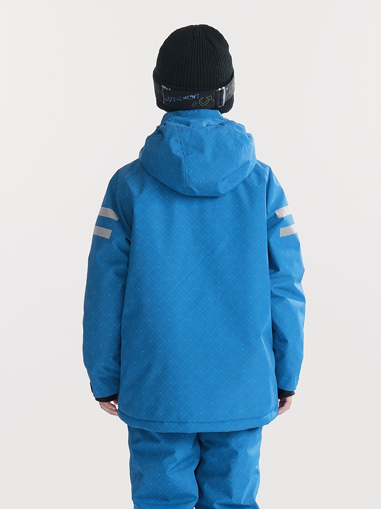 Cold element 2024 new old-age ski suit with thick, warm, waterproof thongs for boys and girls