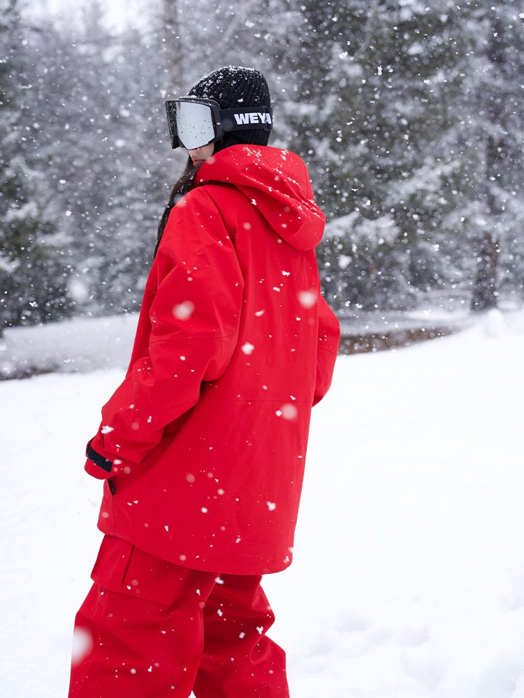weya's new tampon with a warm, cold, snow-proof, 3-L single-board double-board waterproof jacket