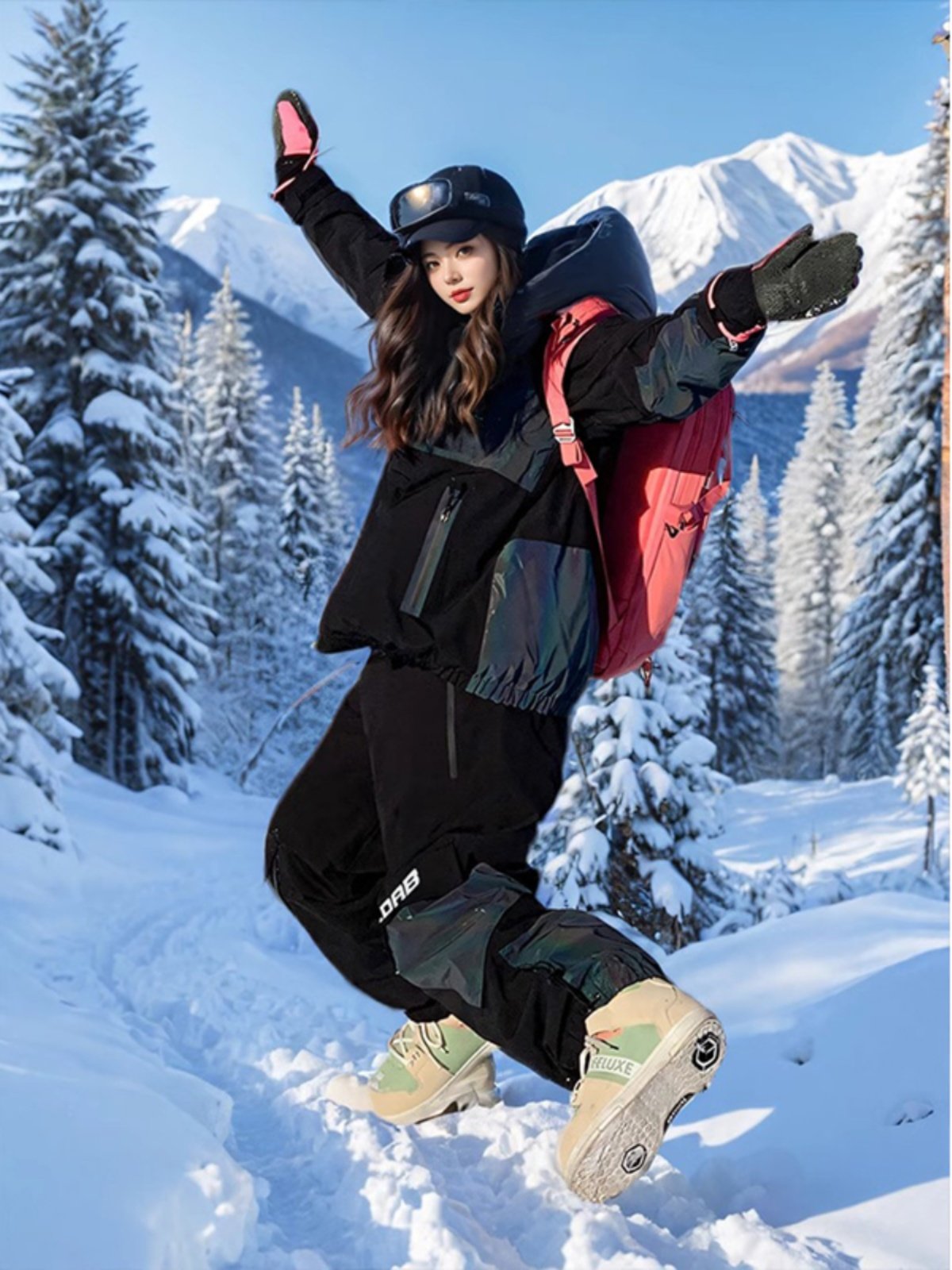 FYUT OUTDOOR SKI SUIT WATERPROOF, WINDPROOF, TWO-SKINNED SKI JACKETS, NEW WINTER SKI SUIT FOR MEN AND WOMEN
