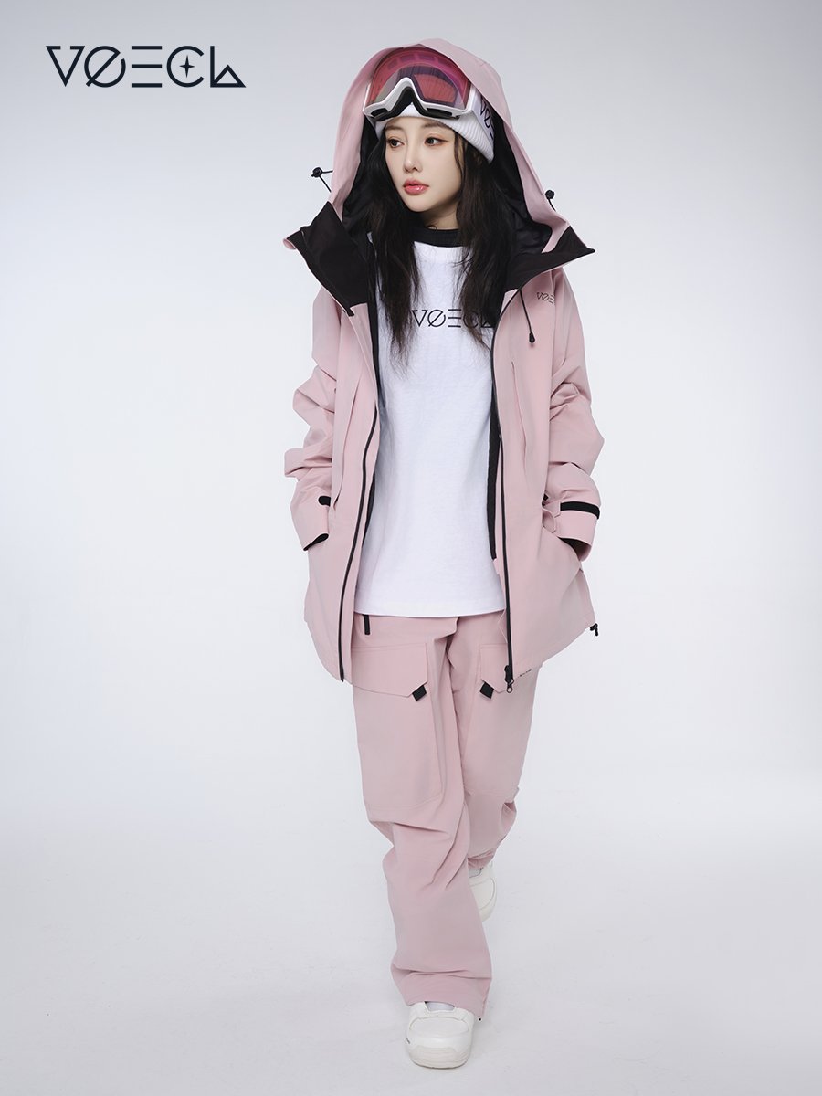 ve3cl single-board ski suit with a new 23/24 waterproof air and wind warmer for male and female professional soft-shell tops