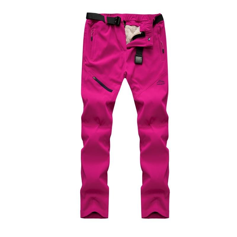 Outdoor velvet can unpants men and women with water and lambs for winter