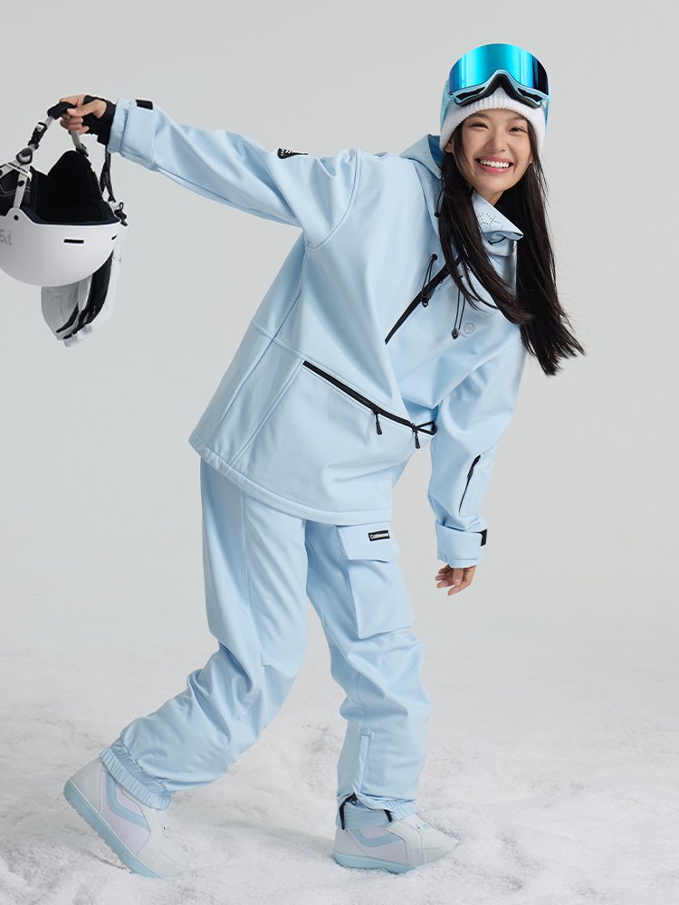 The new 2024 for the man in Coldlement's ski suit for a woman with a skating suit