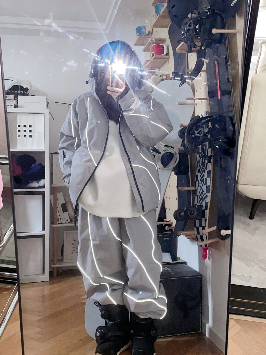3M anti-photo and wind-resistant ski kit with oversize ski suit