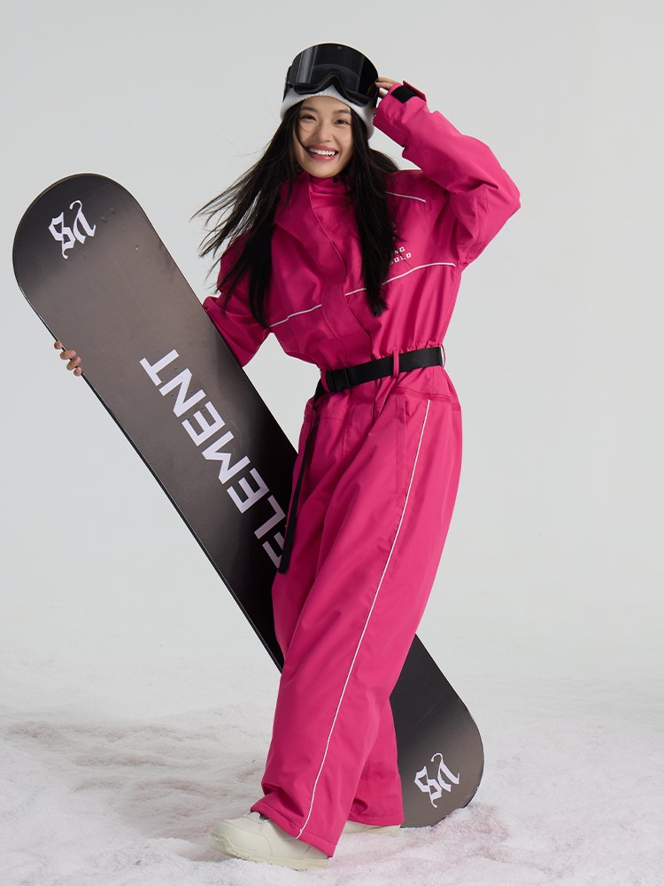 Coldelement single-board, waterproof ski-suit girl, 2024 new pants for winter