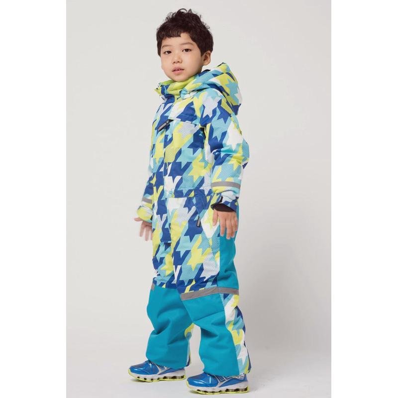 Northern European boys and girls single-board double-board skis with thick coats of cotton and rain-proof outdoor colds