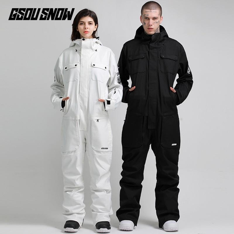 GsouSnow ski suit for men and women with wind-proof and air-retarded air-to-heating sheets