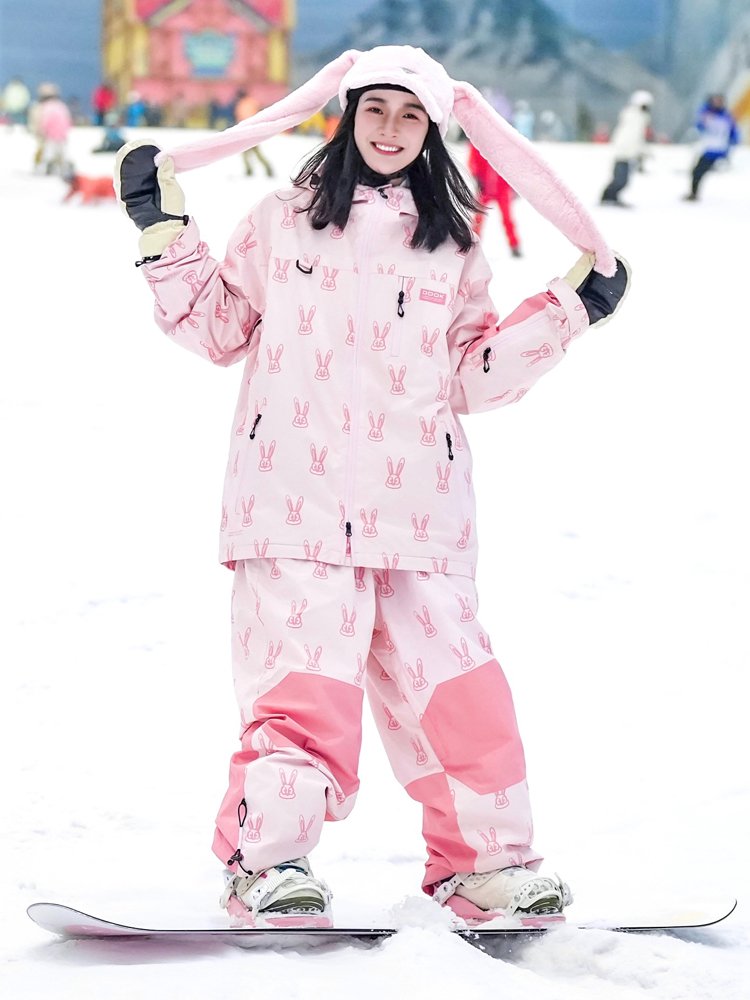 2024 new skating suit for a single-skinned, two-board, waterproof and windproof, exterior ski pants