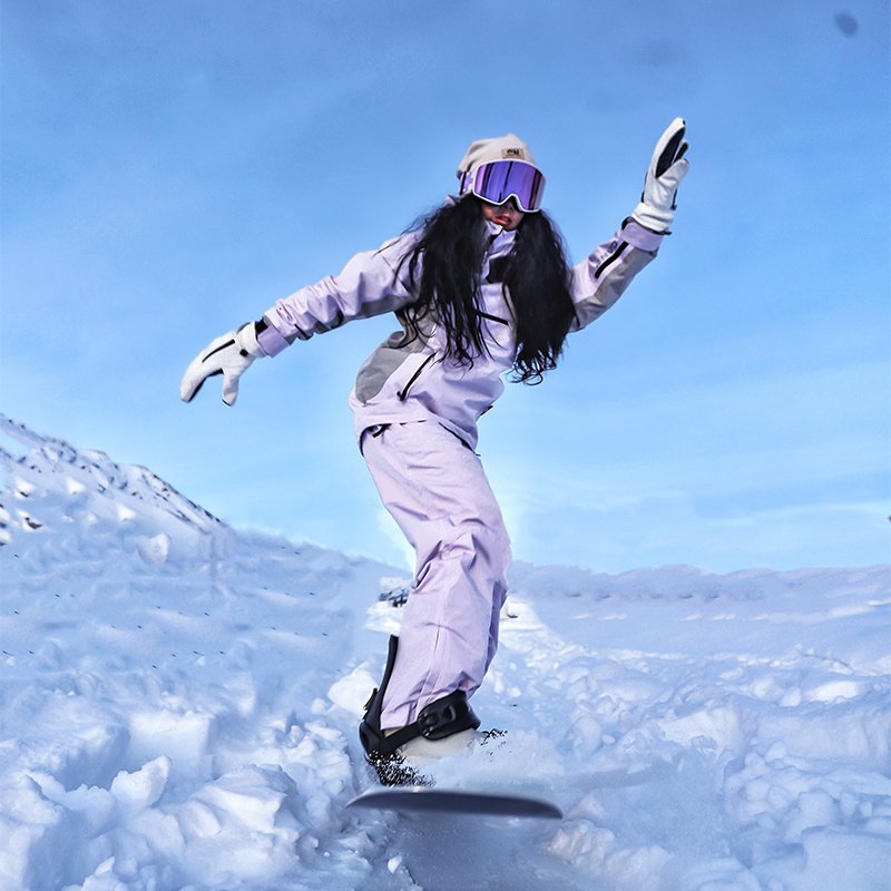 2024 new skating suit for women with an oscillating zipper, double-board exterior windproofing, personal ski jacket for men and women