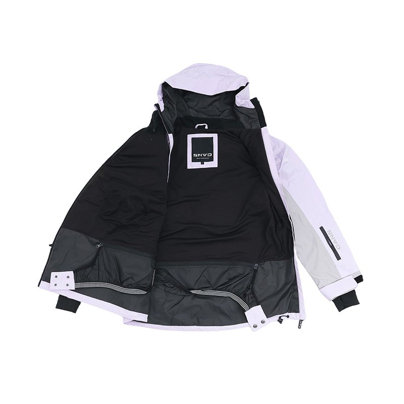2024 new skating suit for women with an oscillating zipper, double-board exterior windproofing, personal ski jacket for men and women