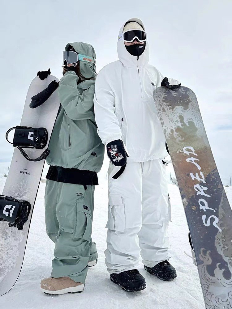 A NEW 23/24 GT HOOD, A SINGLE-BOARD SKI SUIT FOR BOTH MEN AND WOMEN, WINTER WINDPROOF