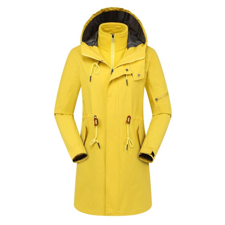 A new 2022, long-term outdoor assault suit for men and women, two sets of three-and-a-half wind-proof skis