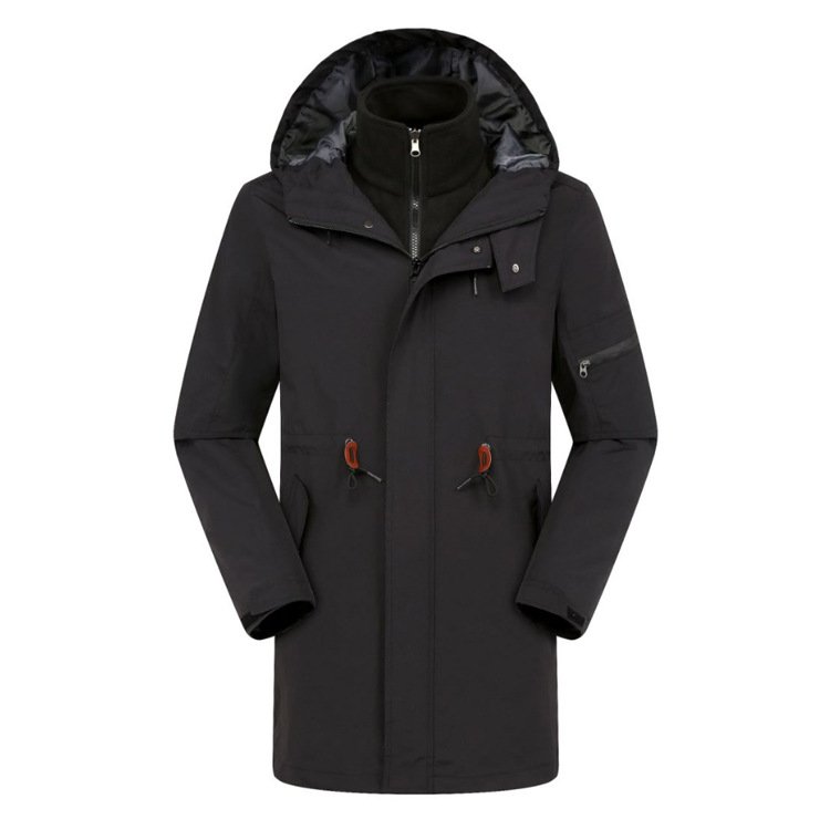 A new 2022, long-term outdoor assault suit for men and women, two sets of three-and-a-half wind-proof skis