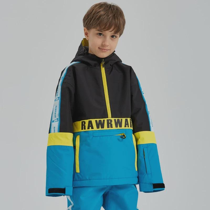 New child, boy and girl skis, double-board and thick wind and wind-proof