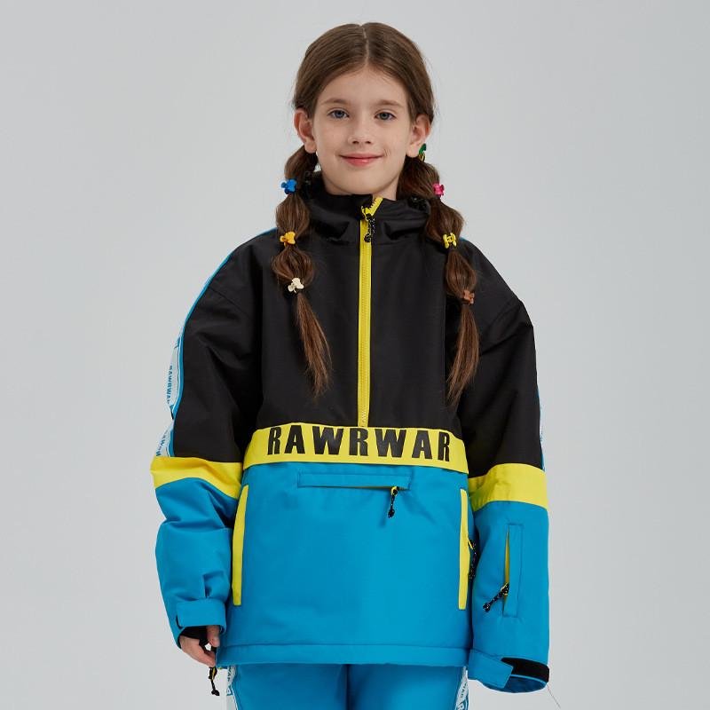New child, boy and girl skis, double-board and thick wind and wind-proof