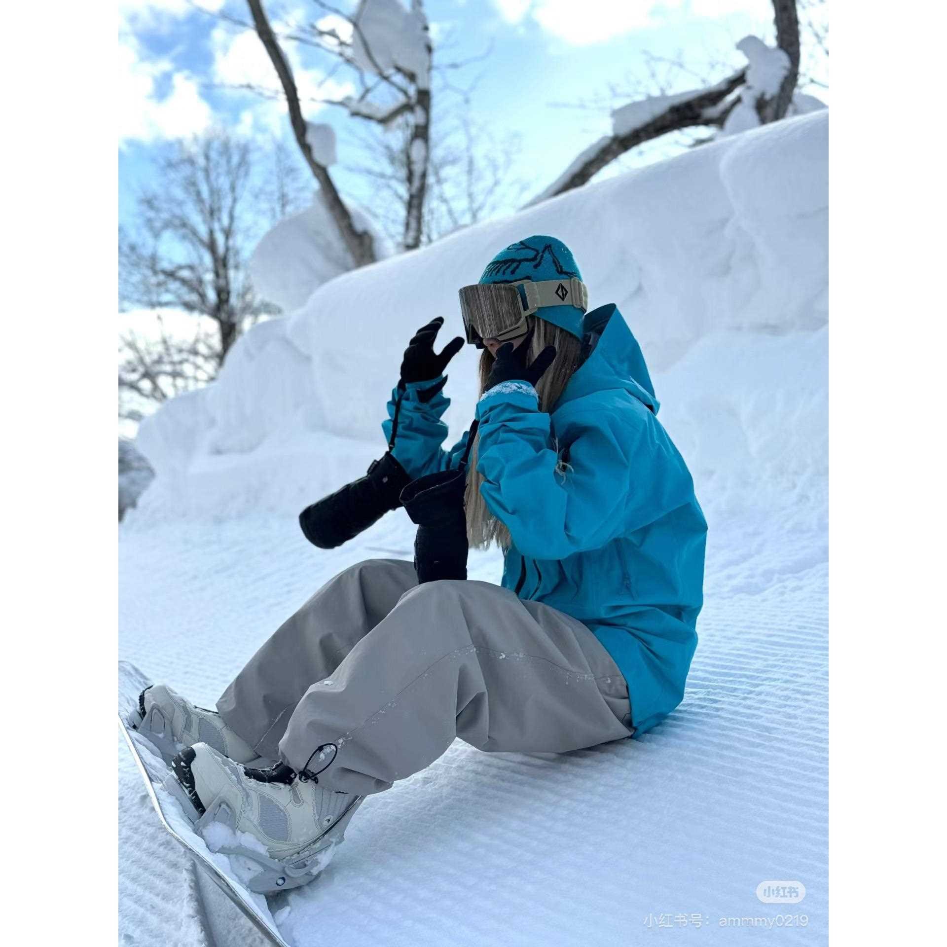 ARCTERYX Original Zabre series Jacket straight-colour ski suit, windproof water
