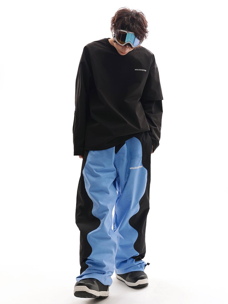 Molocoster Western Apes Men and Women Singleboard 24 New Skisuits Untying Warming Cowboys Collapse Ski pants