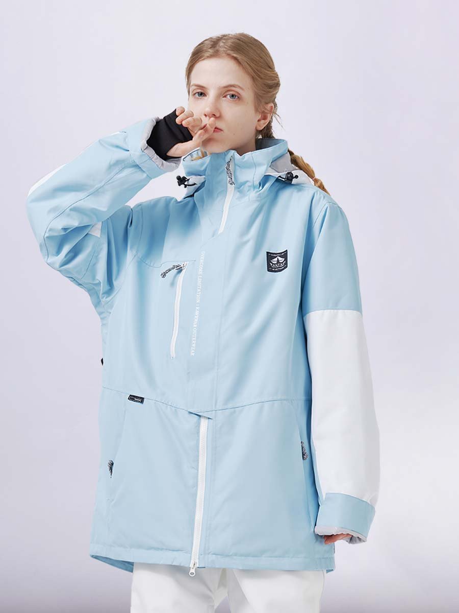 New 2024, double-skinned, small-board ski suit, wind-proof, water-heating, pine lake ski equipment