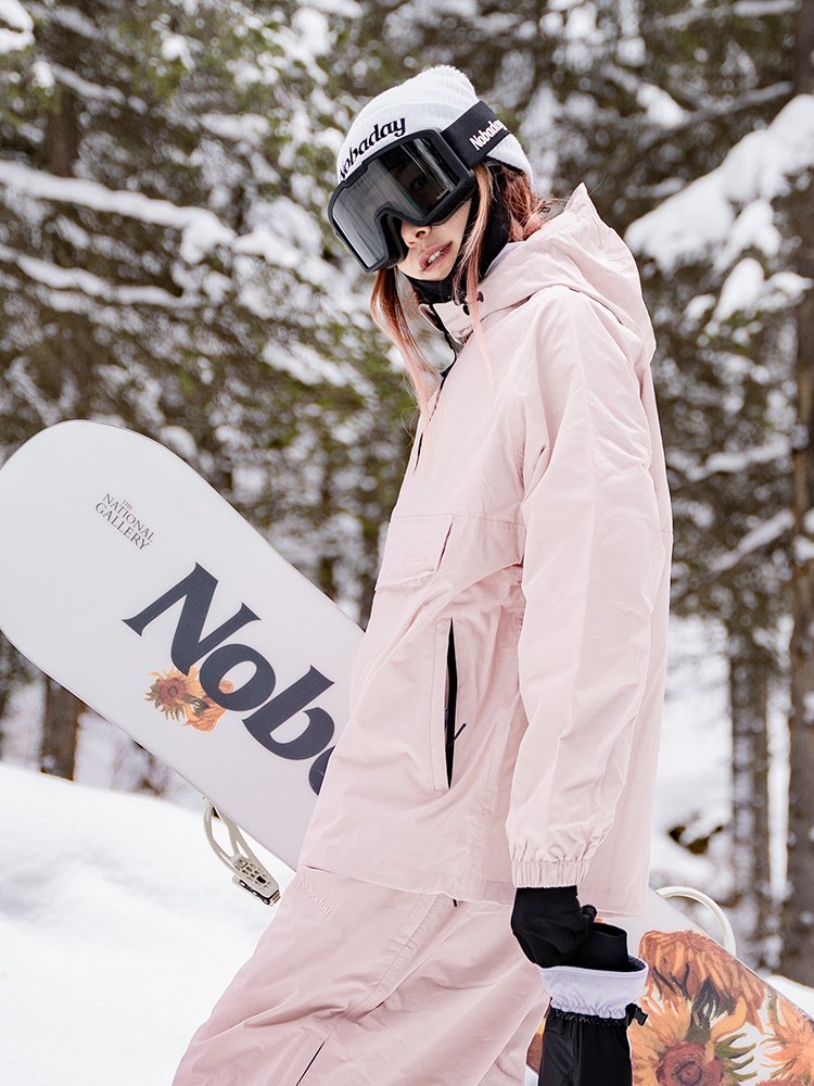 Nobaday 23 double-ski-suit suit with a specialty waterproof and wind-proof skating suit for women