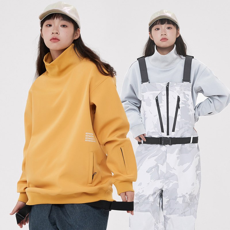 SKI JACKETS, WIND AND WATER-PROOF SHEETS, HIGH-COLLAR SKI SHIRTS AND VELVET THONGS