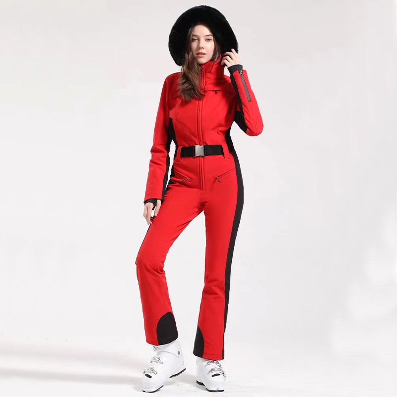 the new 2023, gsousnow-skisuit girl, specialty double-skinned ski-pants