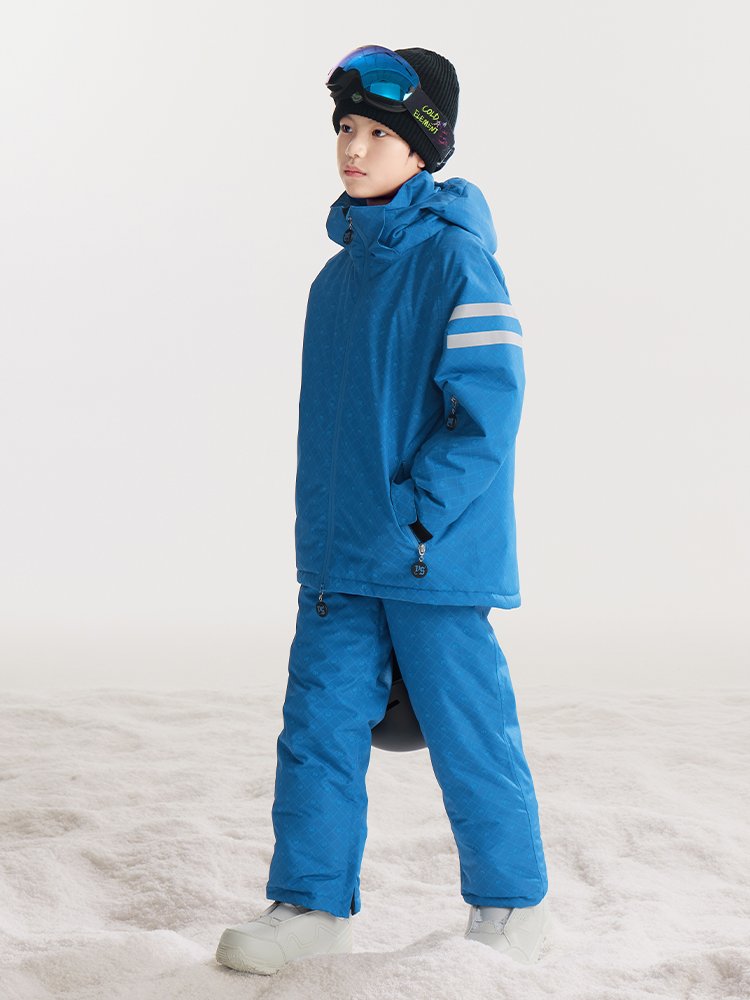 Coldelement Child Ski suit for boys and girls with winter wind and water heating kit