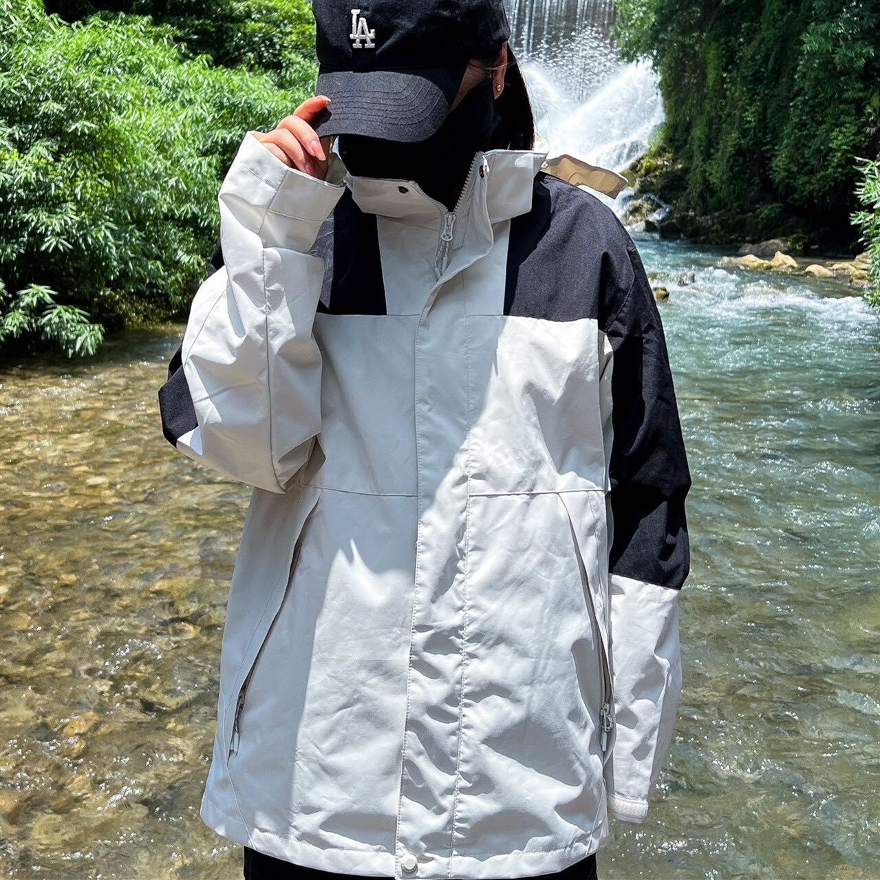 Jordan's winter exterior assault suit, men and women, three times velvet and thicker, will remove two sets of mountain-to-climbs