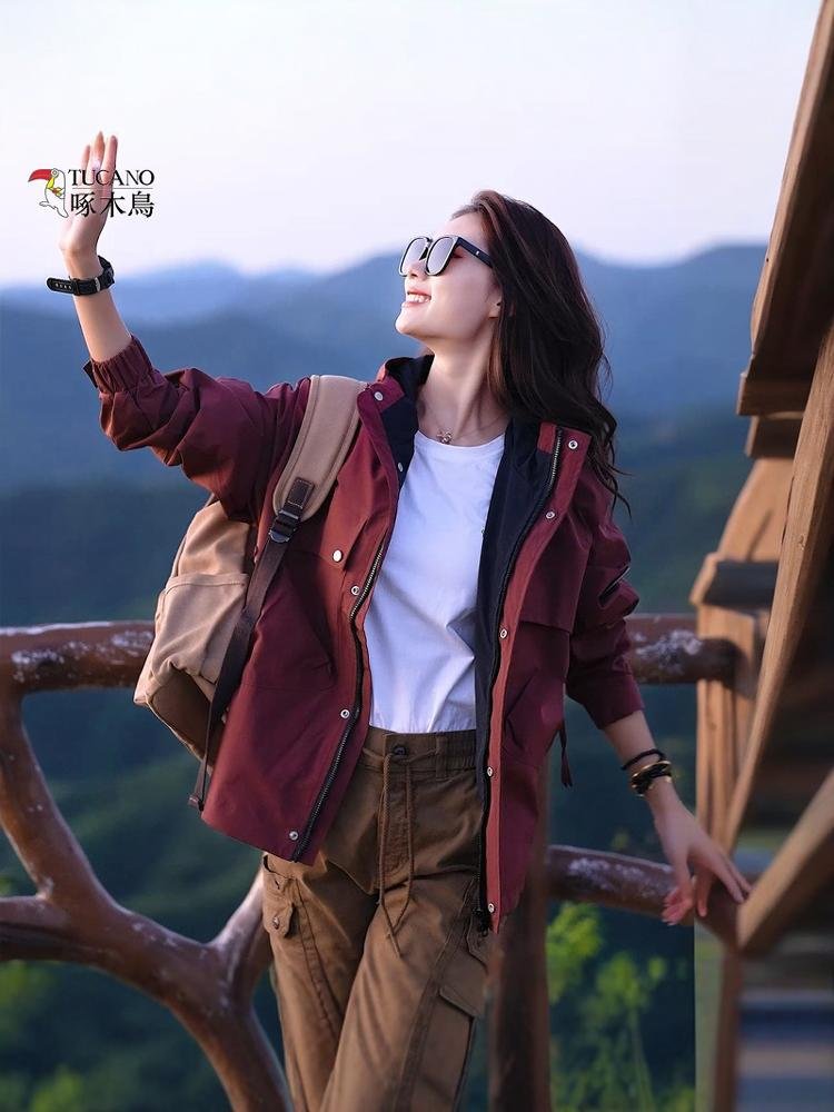 TUCANO/WOODPECKER AUTUMN NEW THREE OUTDOOR SCRAMBLINGS MEN AND WOMEN SAME OUTDOOR ROSES SAME COLORED HAT
