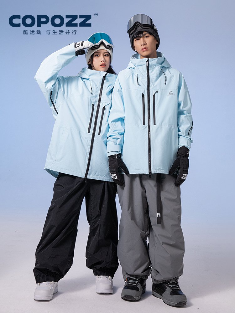 COPOZ2023 NEW 3L SPECIALIZED SKI SUIT FOR YOUNG MEN AND WOMEN IN WATERPROOF WINTER SNOWPANTS