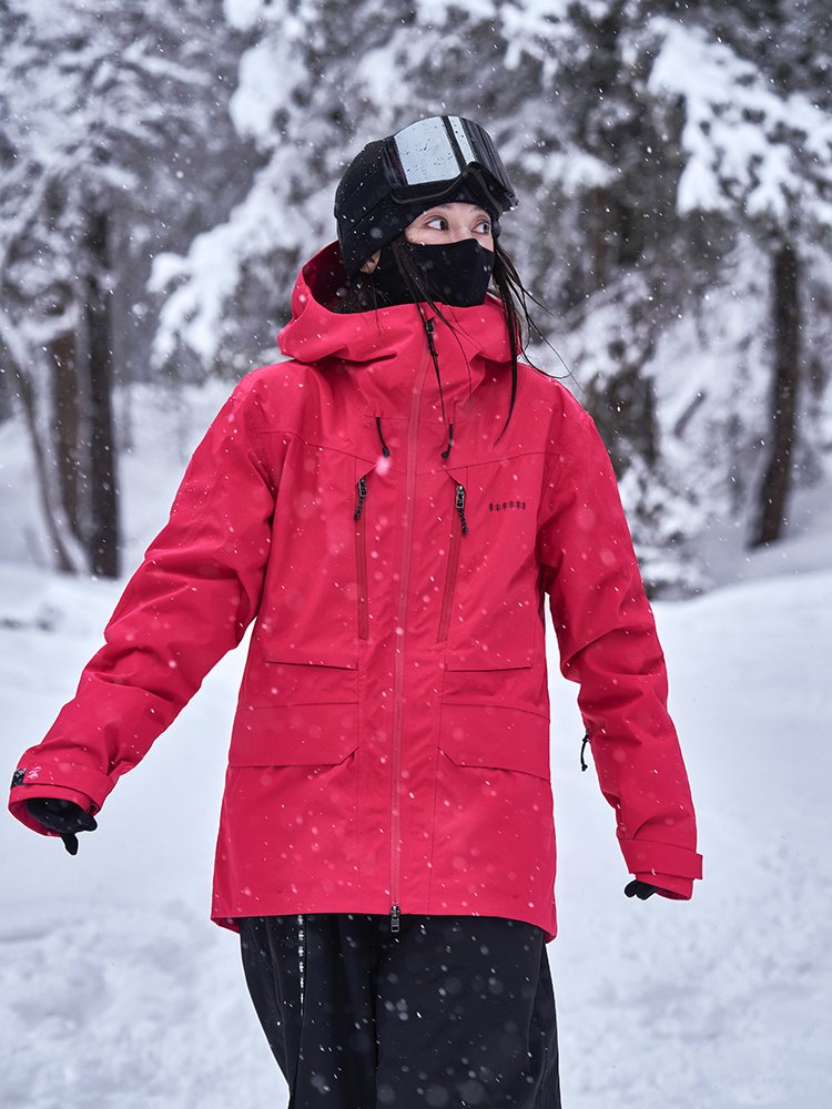 high-end U.S. style of a new 2024 single-board waterproof 3L in a waka skating suit for a man with a P-comb warmer