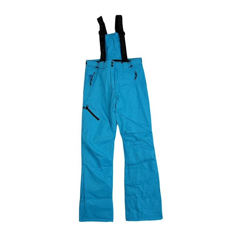 Ski-pants for adult women with thicker cotton and wind and water-proof belts to untangle the thongs outside