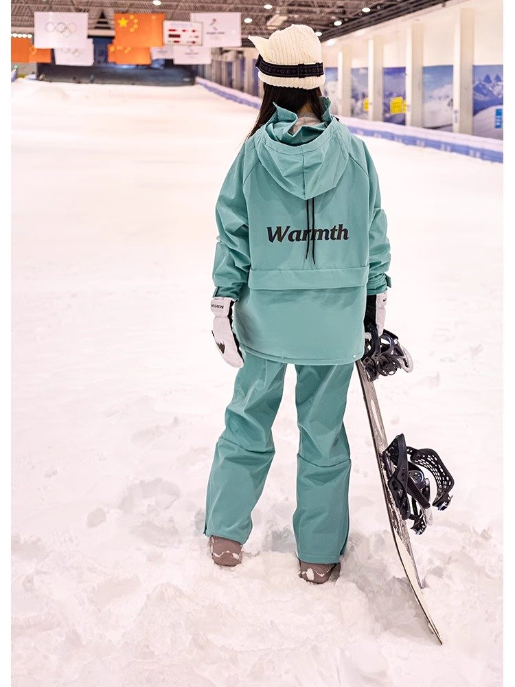 ITALIAN SKI SUIT, NEW 2024 VELVET-HEATED AND COLD-PROOF 3L WATERPROOF PANTS