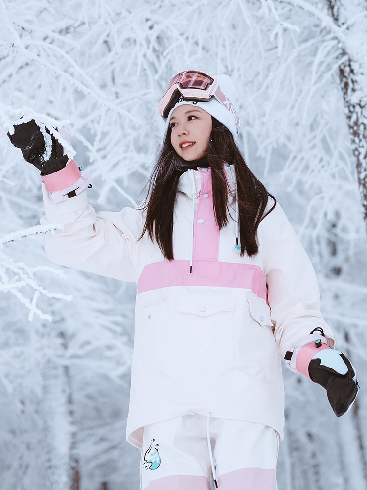 Nobaday ski suit with wind and water-proof, two-board ski jackets for winter boy