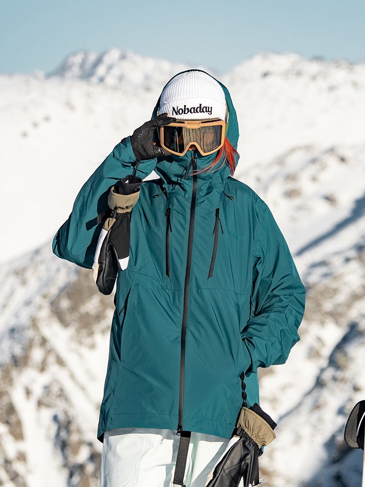 Nobaday ski suit with wind and water-proof, two-board ski jackets for winter boy