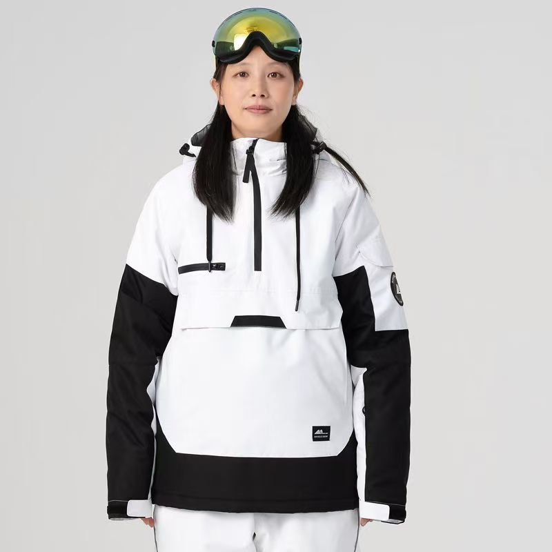 Twenty-four sharp-twilight ski hoodie, single-board skating suit, man's skating suit, waterproof jacket for women
