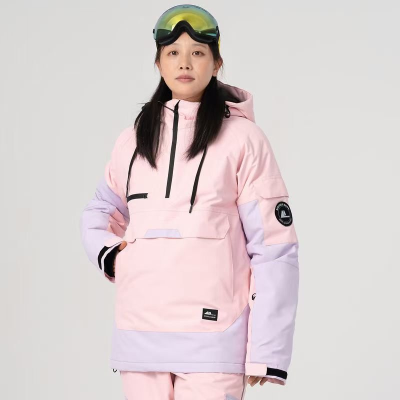 Twenty-four sharp-twilight ski hoodie, single-board skating suit, man's skating suit, waterproof jacket for women