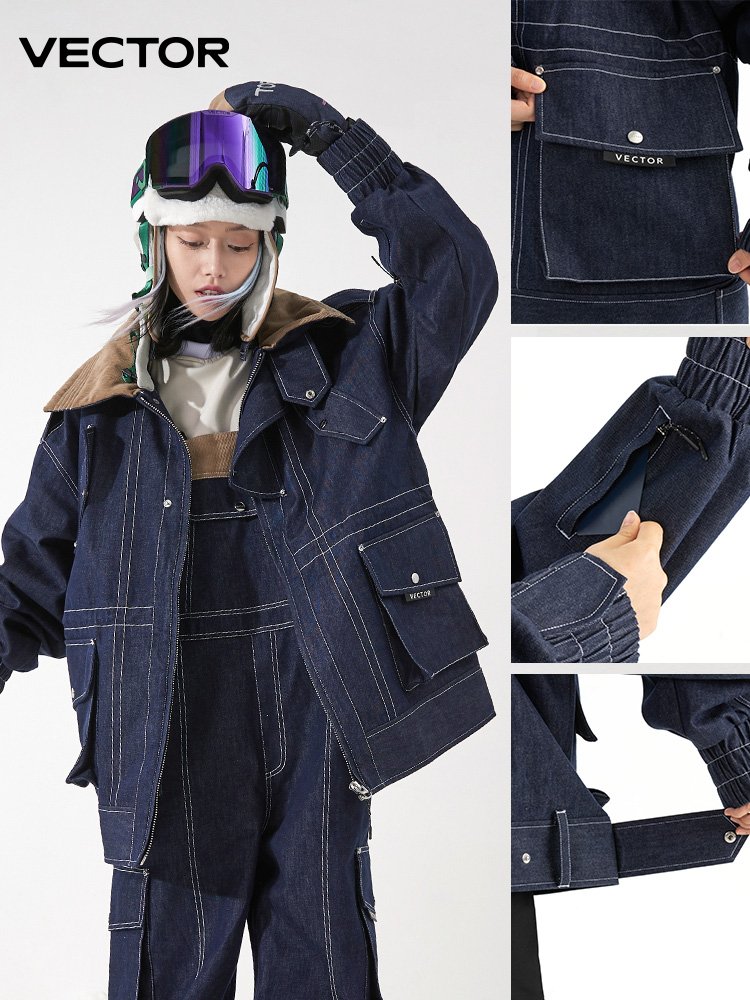 VECTOR NEW WINTER COWBOY SHIRTS, A TWO-BOARD WATERPROOFER WITH A SKI COAT