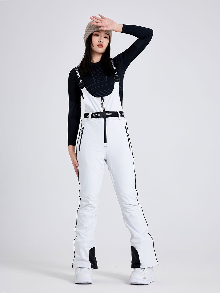 2024 new ski suit for a woman with a windproof, waterproof, velvet-caps, two-plated, small body repair